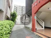 背面エリアへの連絡道