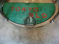 ビル名の入った玄関マットです
