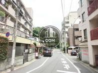 前面道路目黒川方面
