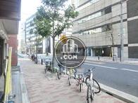 街路樹の点在するエリアです
