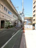 線路沿いの通り