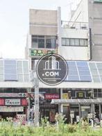 商店街のソーラーが見えます