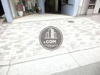 綺麗に整備された歩道