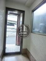 見通しの良いガラス扉