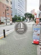 ゆったりとした歩道です