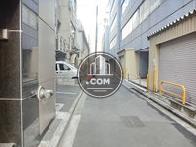 静かな前面道路