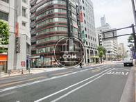 道幅の広い道路です