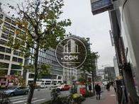 周辺は落ち着きがあり、歩道も整備されておりますオフィス街です