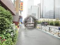 幅広い歩道