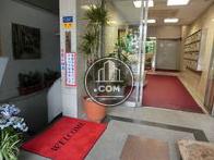 植物を置いて爽やかな入口