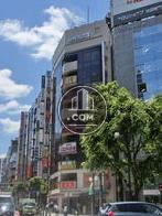交差点を挟んでも目立つビルです