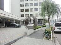 正面入り口前の歩道