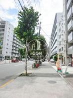 街路樹のある通り