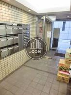 ゆったりとしたエントランス内