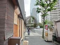 緑の多い歩道