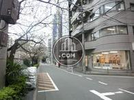 全面道路右側は桜田通りがあります
