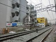 線路に面した立地です