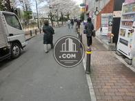 前面の通りは一方通行ですが、結構巾はありました