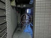 盗難防止にもなる、建物内に駐輪場があります。