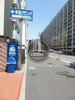 幅広い歩道