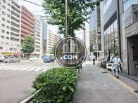 木々の立ち並ぶ綺麗な通り