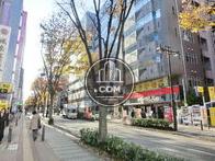 緑が多い前面道路です