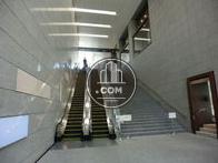 メインホールの2階へのエスカレーターです