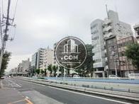 通りの交通量は頻繁です