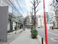 街路樹の立ち並ぶ歩道