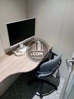 共用ラウンジ内のテレカンブース