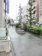宮益坂上方面に歩道橋あり