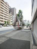 街路樹のある通り