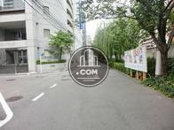 川沿いの通りとなっています