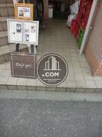 タイル張りの床面です