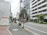 街路樹のある通り