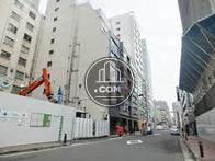 背面通りの景観です