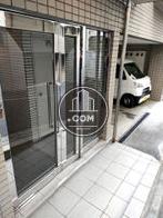 ガラス面のドア