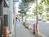 玄関前の歩道