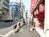 街路樹のある歩道
