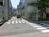 前面の道路です