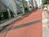 前面の道路です