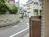 目の前に細い路地があります