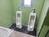 男子トイレは小便器が２基の大便器が１基です